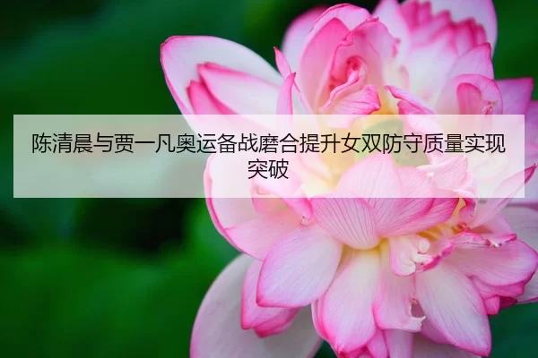 陈清晨与贾一凡奥运备战磨合提升女双防守质量实现突破